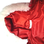 Salopeta de Iarna rosie pentru Caini - SuperCozy by PetOne Couture - imagine 5
