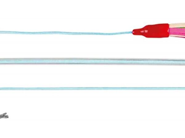 Undiță Trixie pentru Pisici cu 2 Jucării, 40 cm, Flexibilă