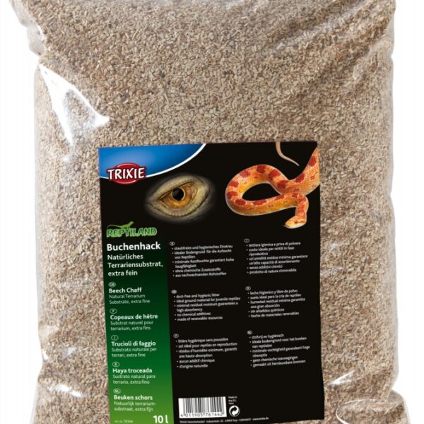 Substrat Natural Trixie pentru Terariu, Rumegus Fag Extra Fin, 10L