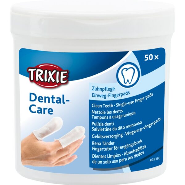 Șervețele Degetar Trixie pentru Igiena Dentară la Câini și Pisici
