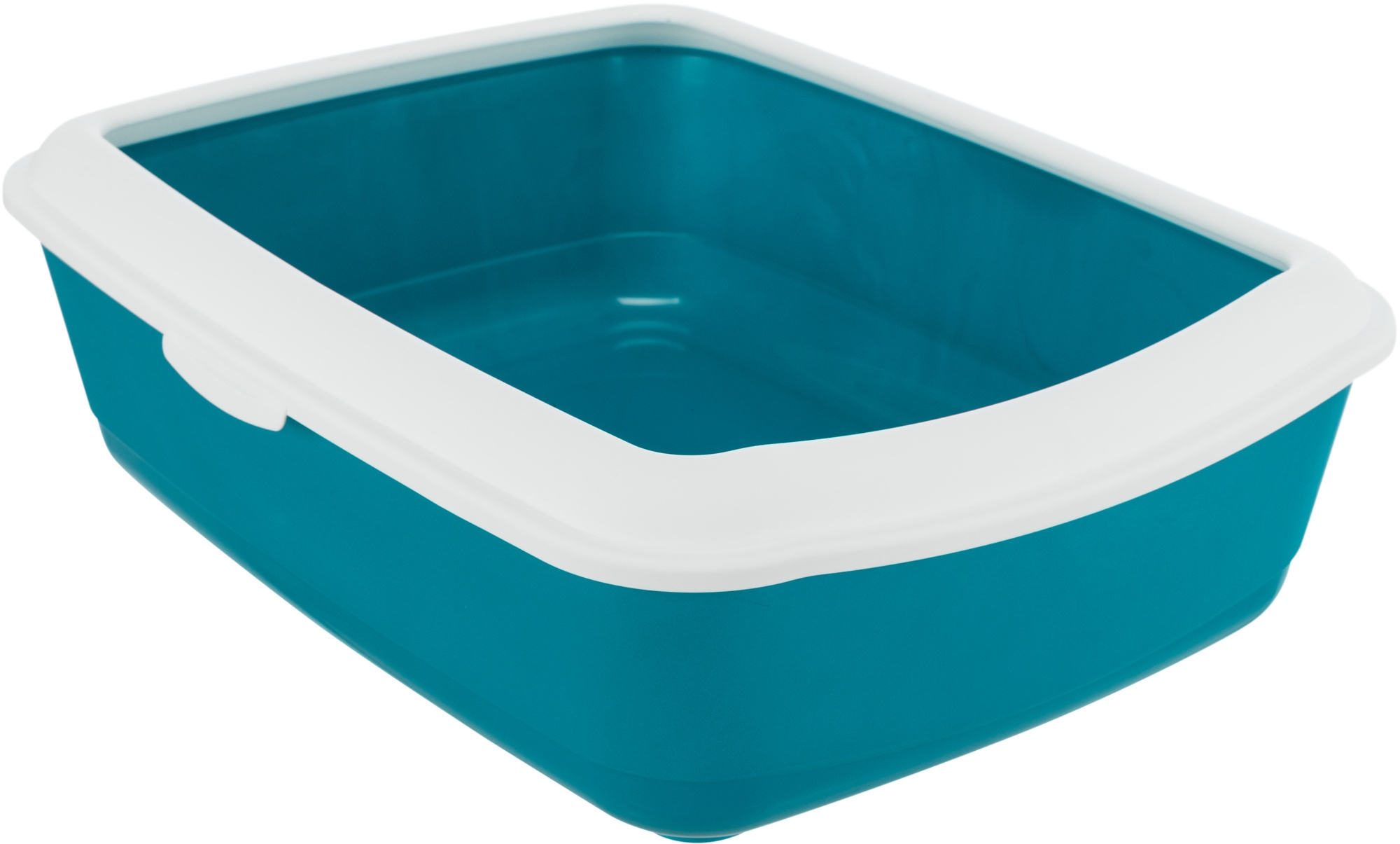 Litieră Trixie Classic cu Ramă Albastru Petrol/Alb - 37x15x48 cm Litieră Trixie Classic cu Ramă Albastru Petrol/Alb - 37x15x48 cm