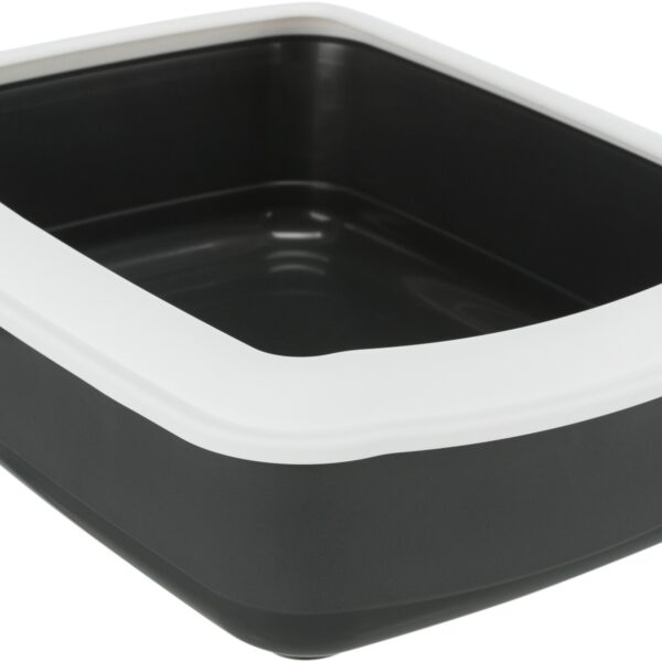 Litieră Trixie Classic cu Rama, 37x15x48 cm, Gri/Alb - Protejează Casa