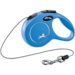 Lesa retractabilă Flexi Classic XS, 3m, 8kg, Albastru - pentru câini
