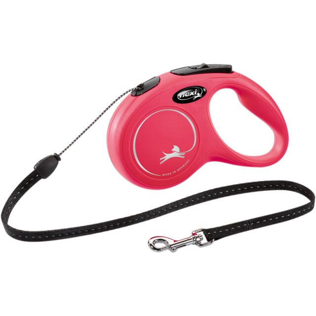 Lesa retractabilă Flexi Classic S, 5m, 12kg, roșie – pentru câini Lesa retractabilă Flexi Classic S, 5m, 12kg, roșie – pentru câini