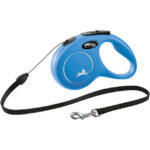 Lesa retractabilă Flexi Classic Albastră pentru câini până la 12 kg