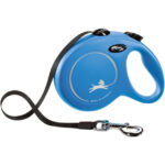 Lesa retractabilă Flexi Classic Albastră 5m pentru câini până la 50kg