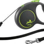 Lesa retractabilă Flexi Black Design, 5 m, 20 kg, Verde