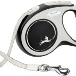 Lesa retractabilă Flexi Comfort 5m pentru câini, Negru