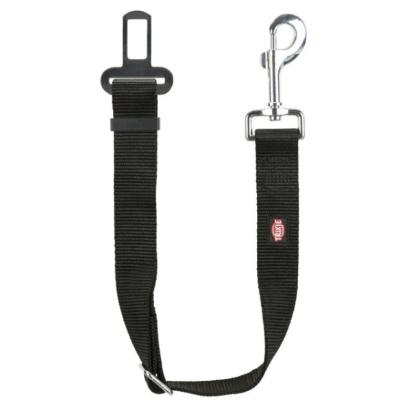 Centură Auto Reglabilă pentru Câini Trixie, M-L, 45-70 cm, Negru