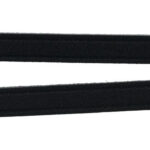 Lesă din Piele Trixie, Dublă, M-L, 35 cm, Neagră, Durabilă