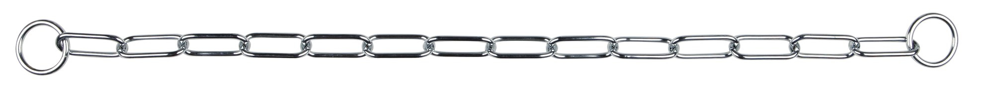 Zgarda semistrangulantă cromată Trixie pentru câini mari, 62 cm Zgarda semistrangulantă cromată Trixie pentru câini mari, 62 cm