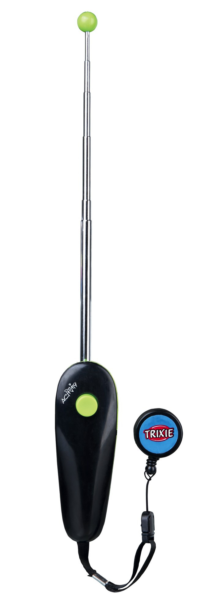 Clicker Retractabil Trixie pentru Dresaj cu Mingea - 14-65 cm Clicker Retractabil Trixie pentru Dresaj cu Mingea - 14-65 cm