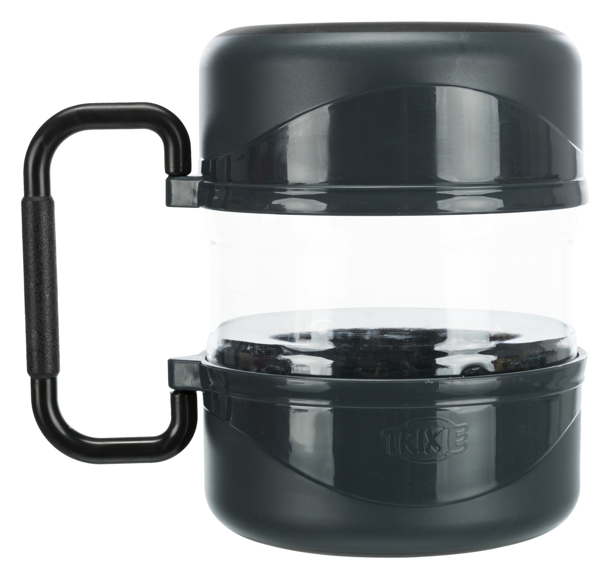 Set de Călătorie Trixie, Recipient Apă/Hrană Plastic 2l și 2x0.75l Gri Set de Călătorie Trixie, Recipient Apă/Hrană Plastic 2l și 2x0.75l Gri