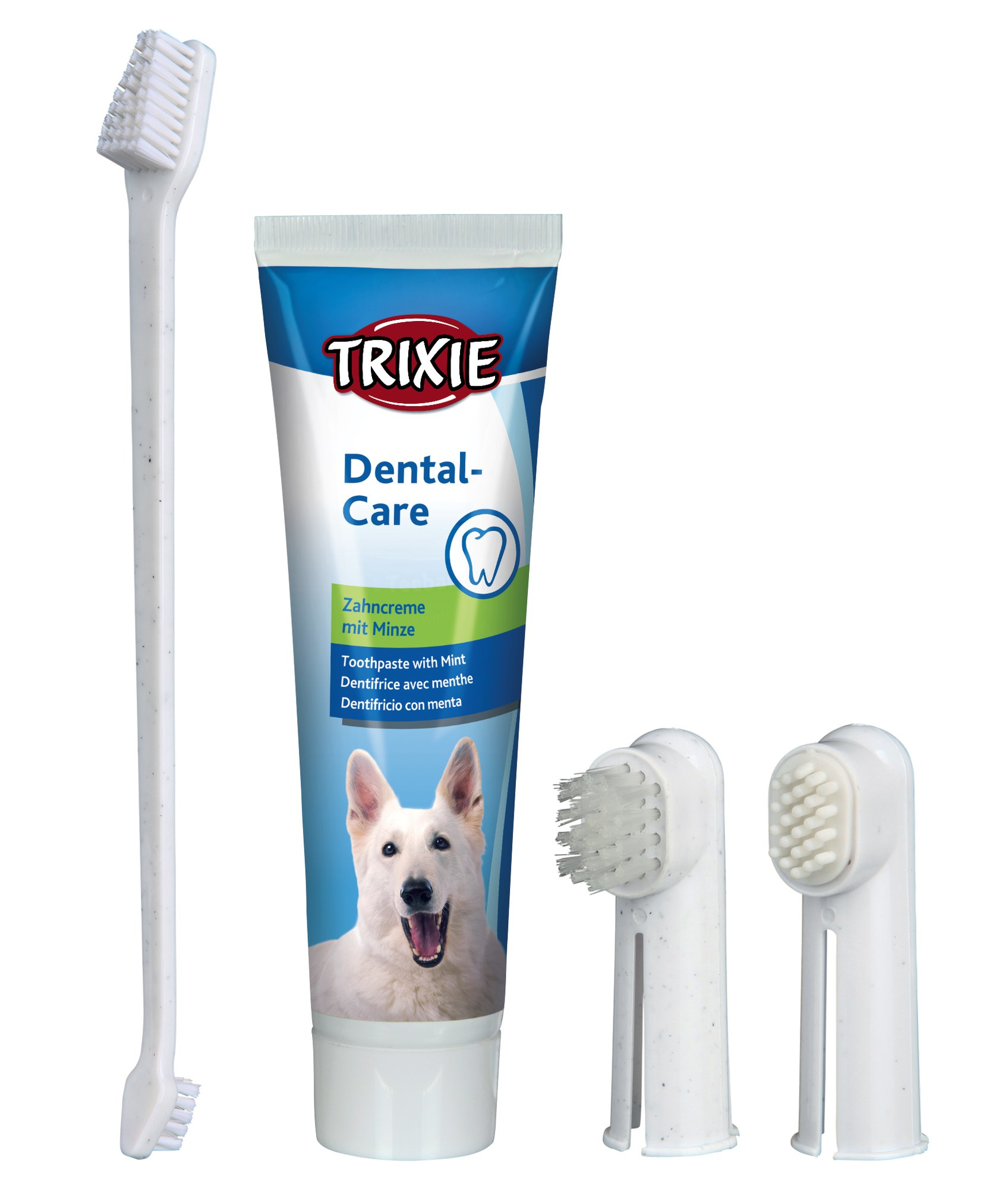 Set Igienă Dentară Câini Trixie - Pastă și Periuță pentru Dinti 100g Set Igienă Dentară Câini Trixie - Pastă și Periuță pentru Dinti 100g