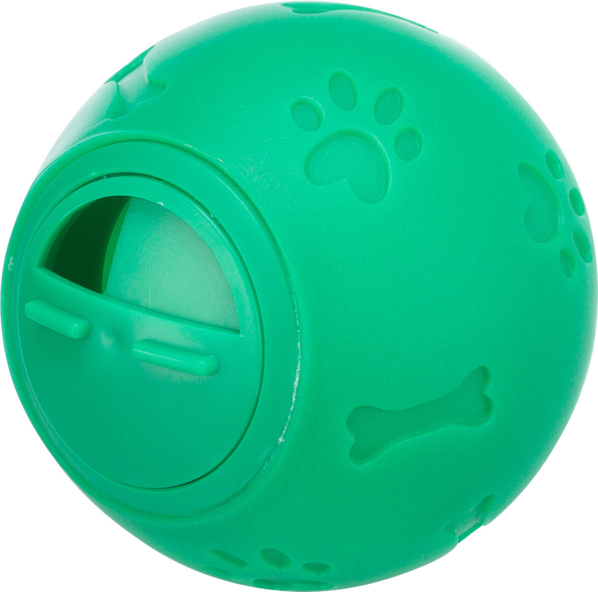 Minge Verde pentru Câini cu Recompense, 7 cm - Trixie Minge Verde pentru Câini cu Recompense, 7 cm - Trixie