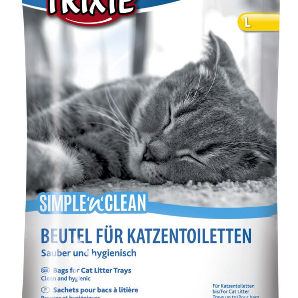 Pungi Igienice Trixie Simple'n'Clean pentru Litieră, 10 buc, L 46x59 cm
