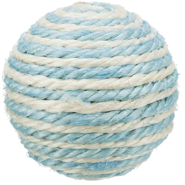 Minge din sisal pentru pisici cu sunet - 6 cm, Trixie Minge din sisal pentru pisici cu sunet - 6 cm, Trixie