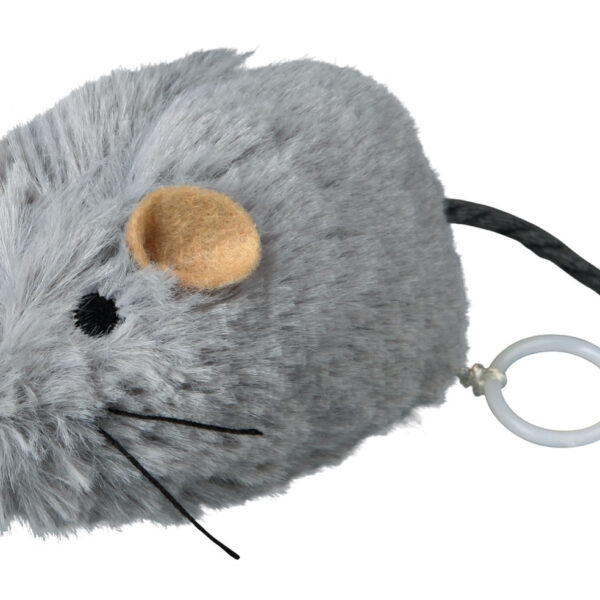 Jucărie Pisici Trixie - Șoricel Mișcător cu Sunet, 8 cm