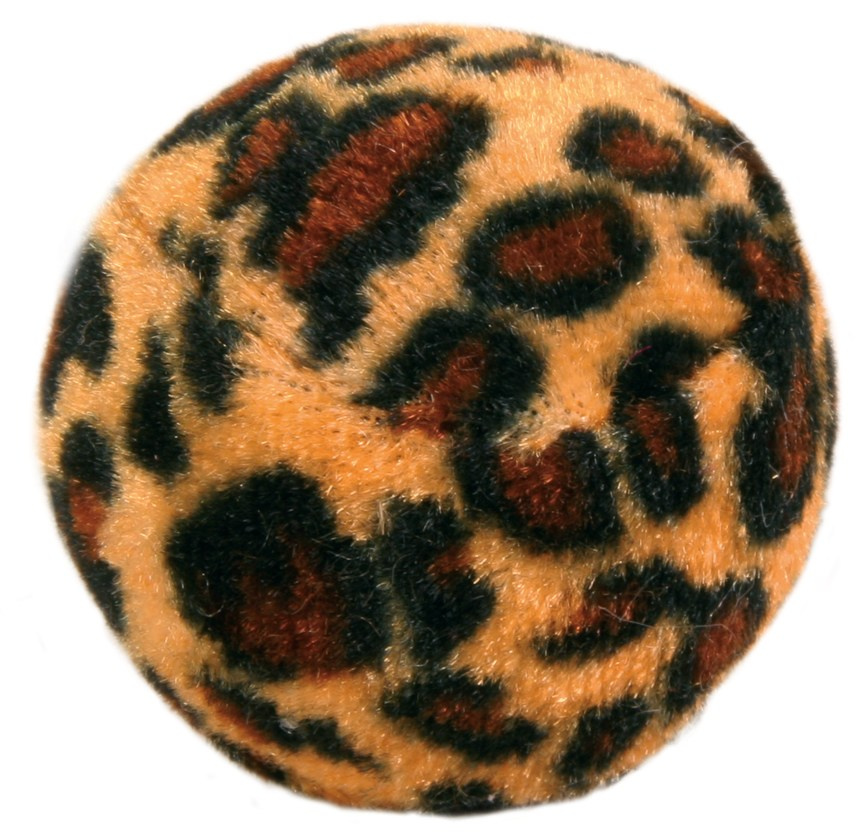 Set 4 Mingi Pisici cu Imprimeu Leopard, Trixie, Ø 4 cm Set 4 Mingi Pisici cu Imprimeu Leopard, Trixie, Ø 4 cm