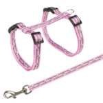 Ham și Lesă Reglabilă pentru Pisici - 27-45 cm, 1.20 m, Trixie
