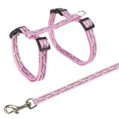 Ham și Lesă Reglabilă pentru Pisici - 27-45 cm, 1.20 m, Trixie