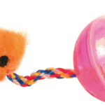 Set Mingi Zornaitoare pentru Pisici Trixie, 2 buc, 4 cm