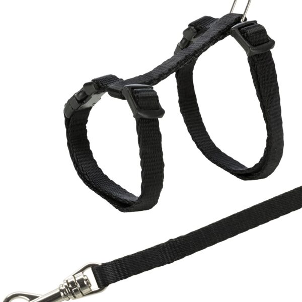 Ham și Lesă Trixie pentru Pisici Junior, 19-31 cm, 1.20 m