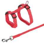 Ham și Lesa Reflectorizante pentru Pisici Trixie, 27-45cm, 1.30m