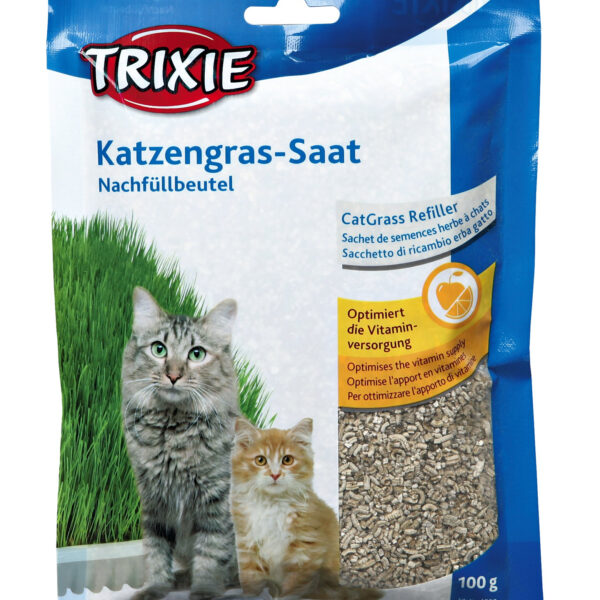 Iarba Trixie pentru Pisici, Rezervă 100g