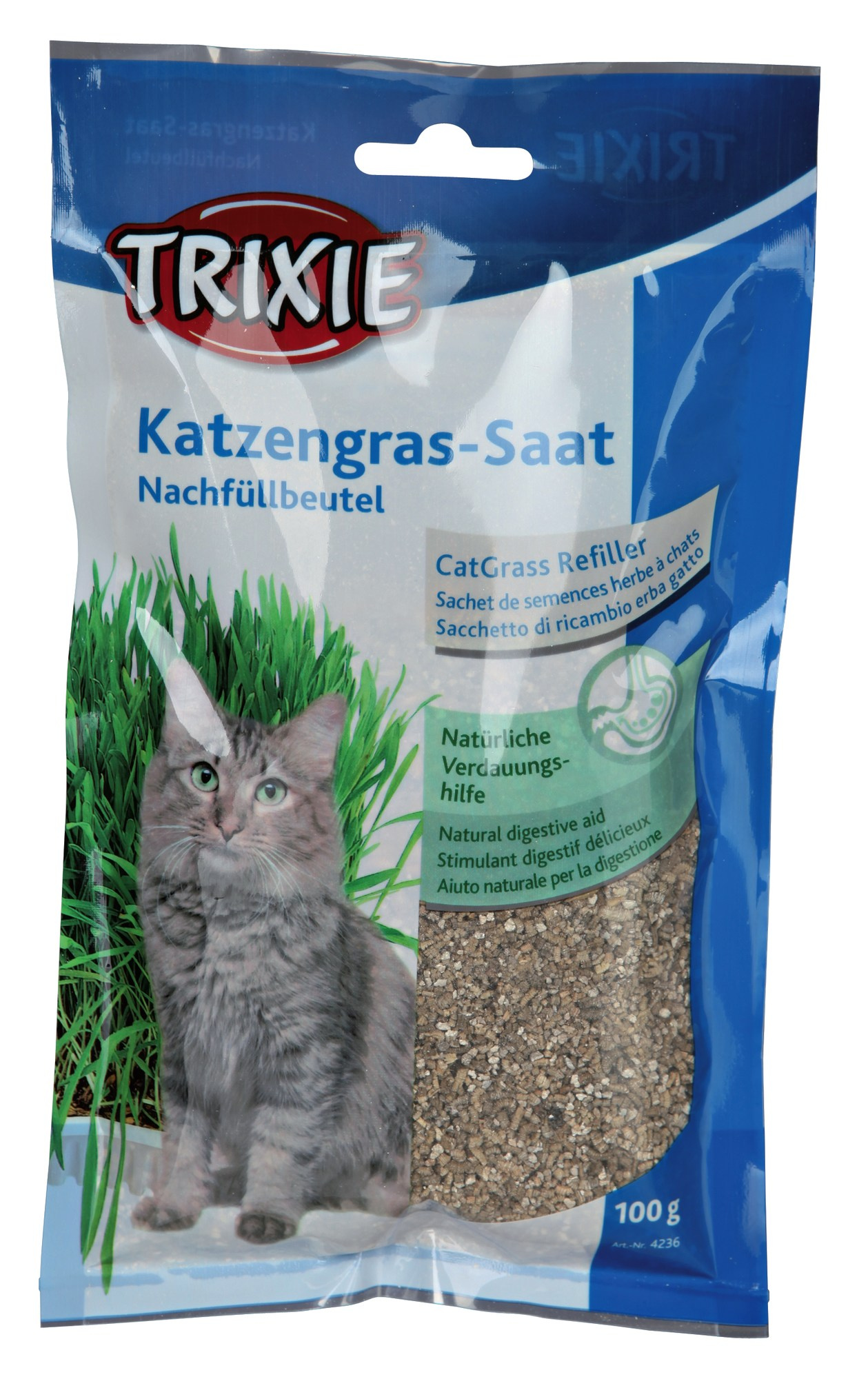 Iarba pentru Pisici Trixie din Semințe de Orz - 100 g Iarba pentru Pisici Trixie din Semințe de Orz - 100 g