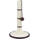 Stalp de zgariat sisal Trixie cu jucărie, 50 cm, diverse culori