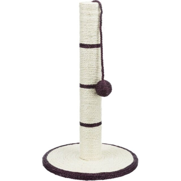 Stalp de zgariat sisal Trixie cu jucărie, 50 cm, diverse culori