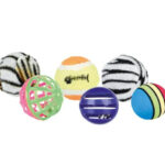Set 6 Mingi Colorate pentru Pisici - Jucărie Trixie 4 cm