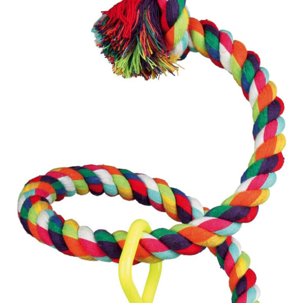 Jucărie pentru păsări Trixie, spirala cu sfoară, 50 cm, culori diverse