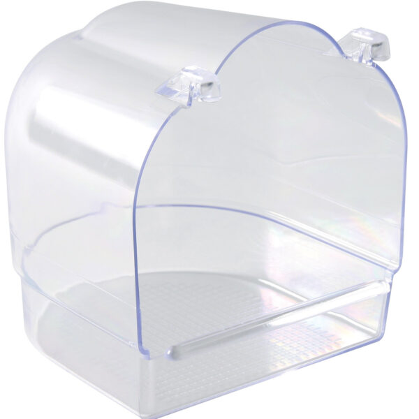 Cădiță Acoperită pentru Păsări Trixie, Transparent 13x12 cm