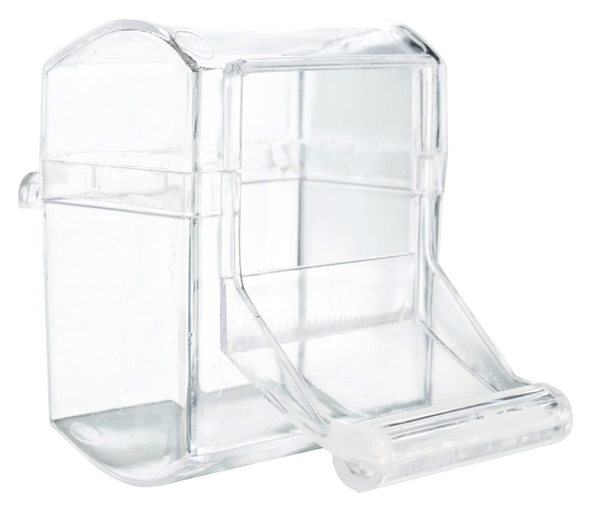 Hranitor Plastic Transparent pentru Pasari cu Aterizare - Trixie 70 ml