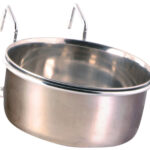 Hranitor Inox cu Suport de Agățat Trixie, 600 ml – 12 cm