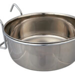 Hranitor inox cu suport de agățat Trixie, 900 ml, 14 cm