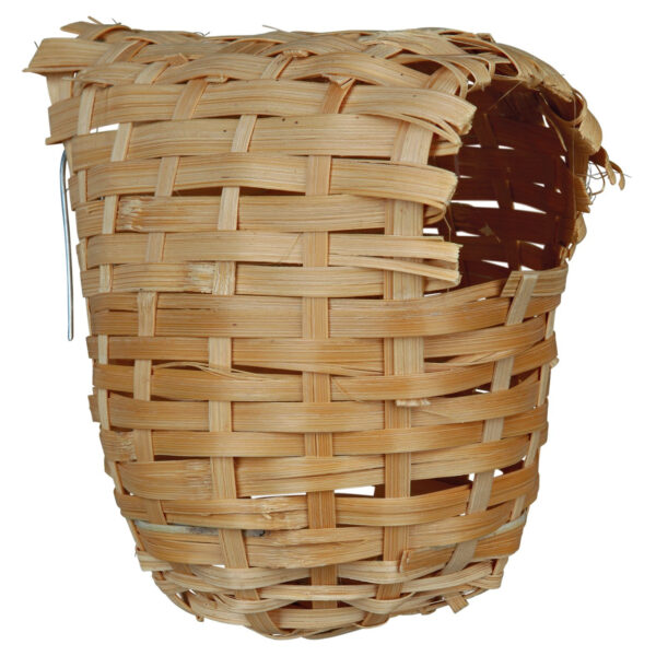 Cuib din Bambus pentru Păsări Trixie, 12x15 cm - Ideal pentru Peruși