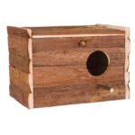 Cuib din Lemn Natural pentru Nimfe Trixie, 30x20x20 cm