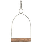 Leagăn Suspendat pentru Pasări Trixie - Jucărie din Lemn/Metal 8x15 cm