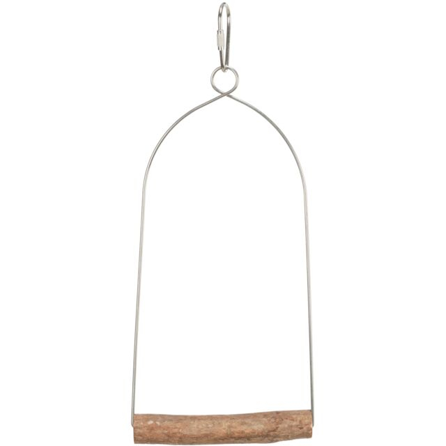 Leagăn din Lemn pentru Pasări Mici, Trixie, 10x22 cm, cu Cârlig Leagăn din Lemn pentru Pasări Mici, Trixie, 10x22 cm, cu Cârlig