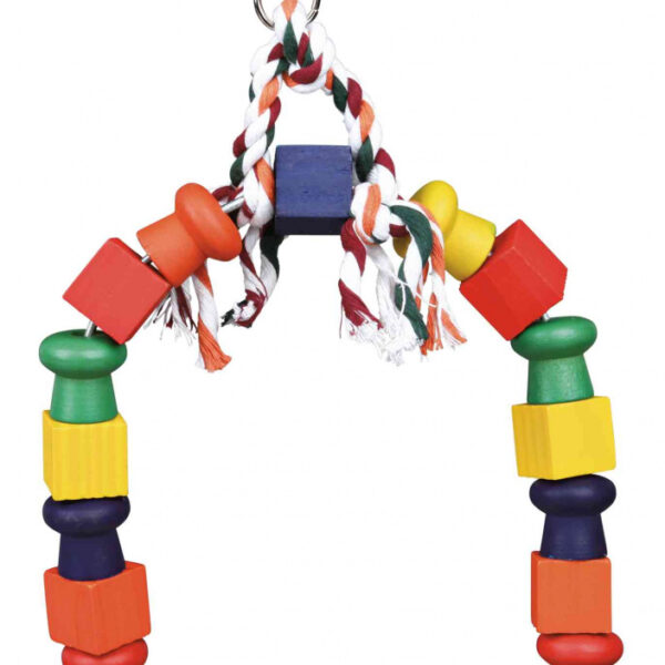 Leagăn din Lemn pentru Păsări Trixie, 20x29 cm, Accesoriu Colivie