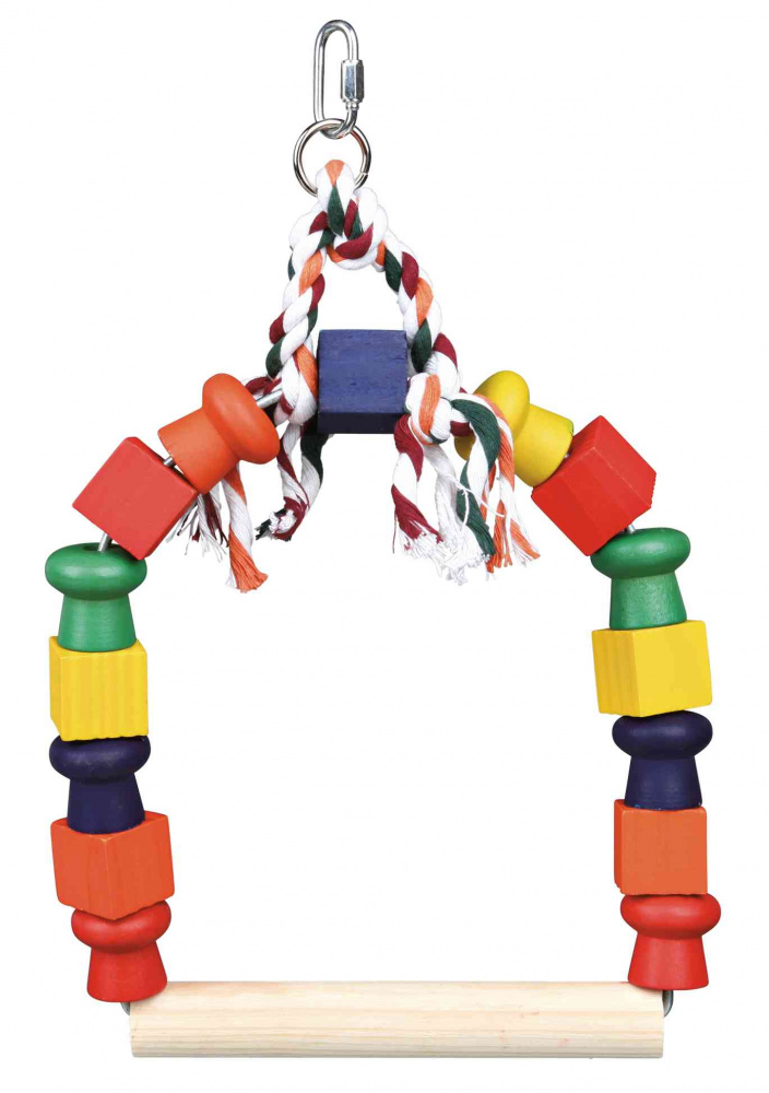 Leagăn din Lemn pentru Păsări Trixie, 20x29 cm, Accesoriu Colivie Leagăn din Lemn pentru Păsări Trixie, 20x29 cm, Accesoriu Colivie