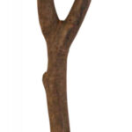 Băț din lemn natural pentru colivie Trixie, 20 cm, formă Y