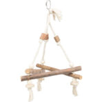 Leagan Triunghiular pentru Pasari din Lemn Trixie, 27 cm