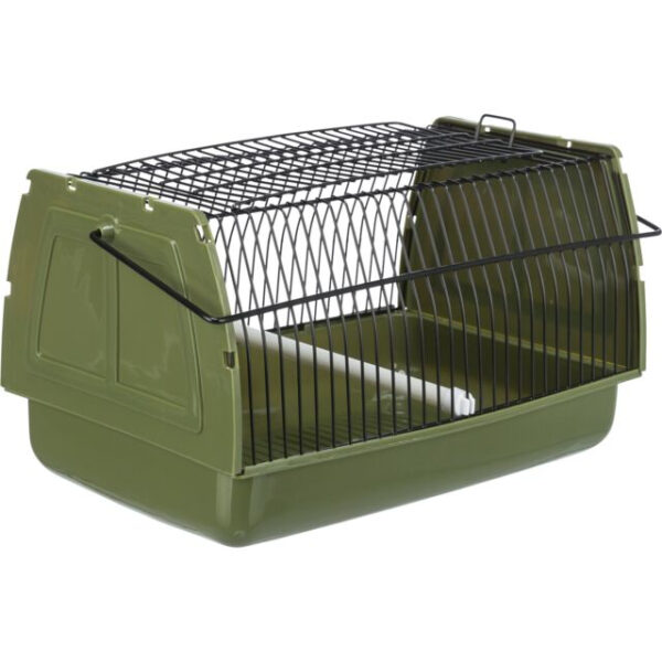 Transportator Verde pentru Păsări Mici Trixie, 22x14x15 cm