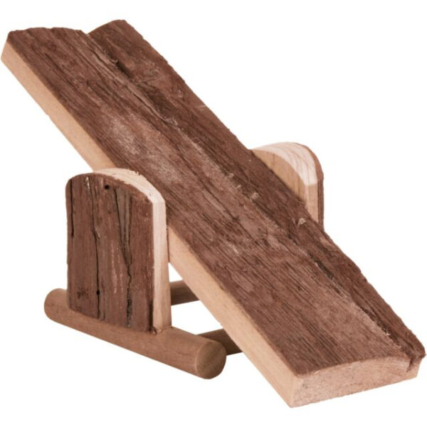 Balansoar din lemn pentru rozătoare mici - Trixie, 22x7x8 cm