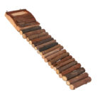 Scara cu Hranitor pentru Rozătoare Trixie din Lemn - 27x7 cm