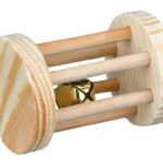 Jucărie din Lemn pentru Rozătoare cu Clopotel - Trixie 5x7 cm